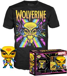 Black Light - Wolverine POP! & tričko, Wolverine, Funko Pop!