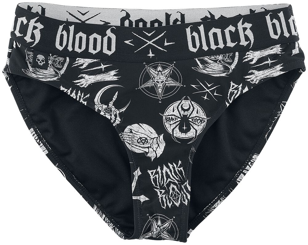 Bikini kalhotky s okultnými symboly
