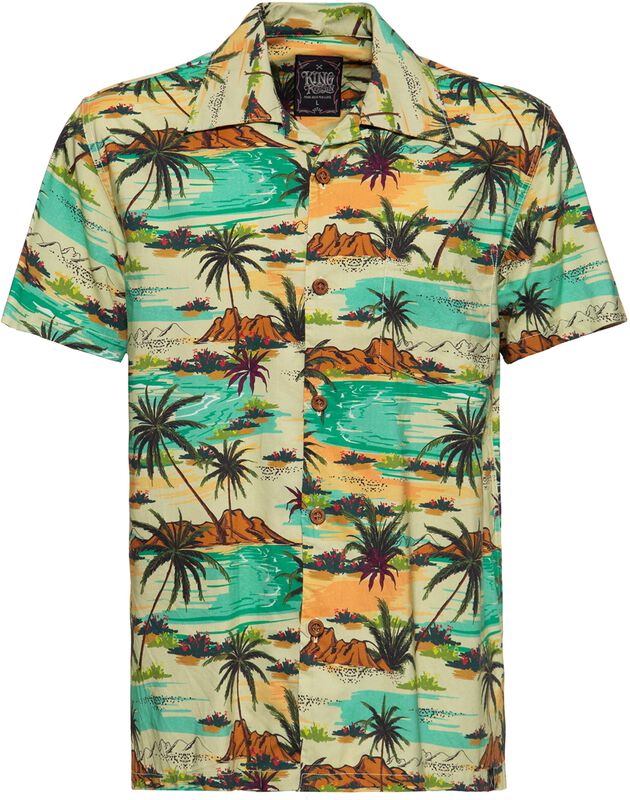 Košile AOP Tropical Sea