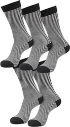 Balení 3 párů ponožek s jemnými proužky, Urban Classics, Ponožky