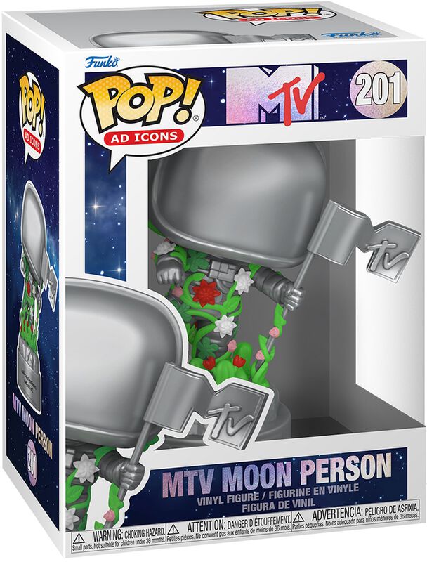 Vinylová figurka č.201 MTV Moon Person (Pop! AD Icons)