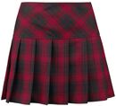 Plaid Pleated Skirt, Gothicana by EMP, Krátká sukně