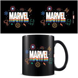 Logo - Pride, Marvel, Šálek