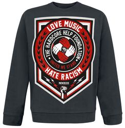 Love Music, Hardcore Help Foundation, Mikinové tričko