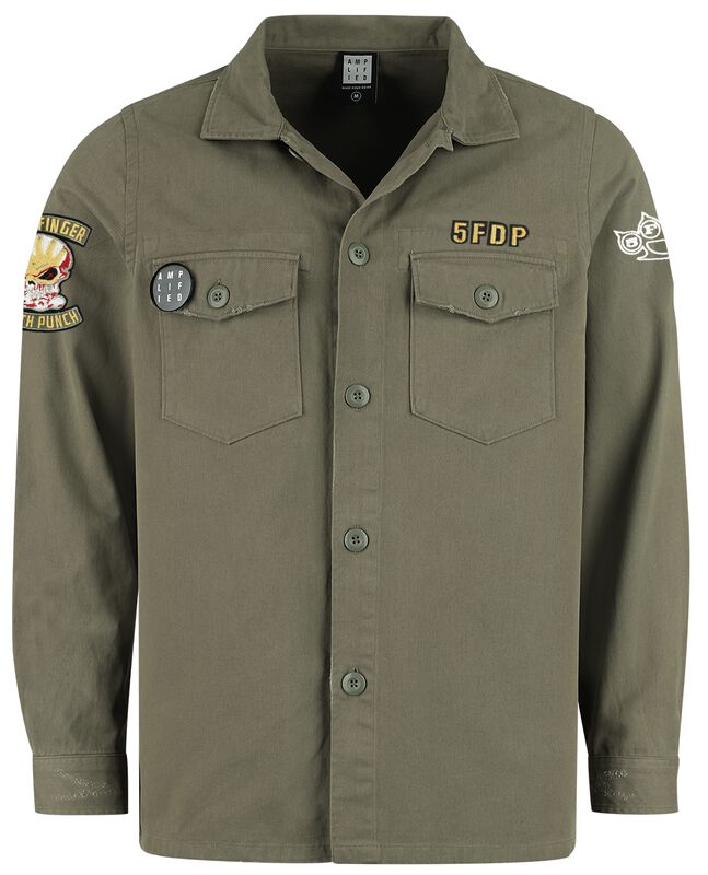 Amplified Collection - Military Shirt - Shacket