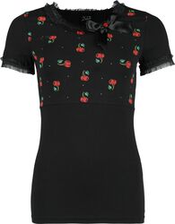 Bow On Cherries Shirt, Pussy Deluxe, Tričko