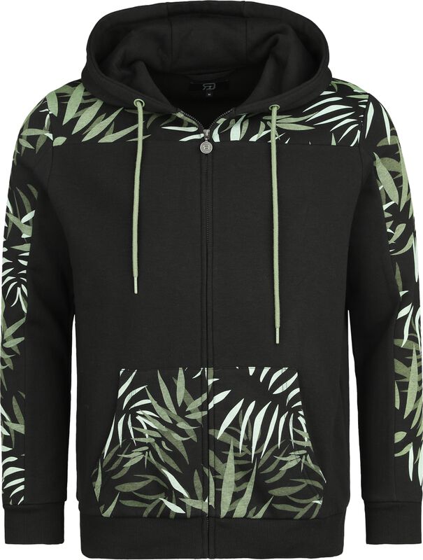 Hooded Jacket with Colored Print