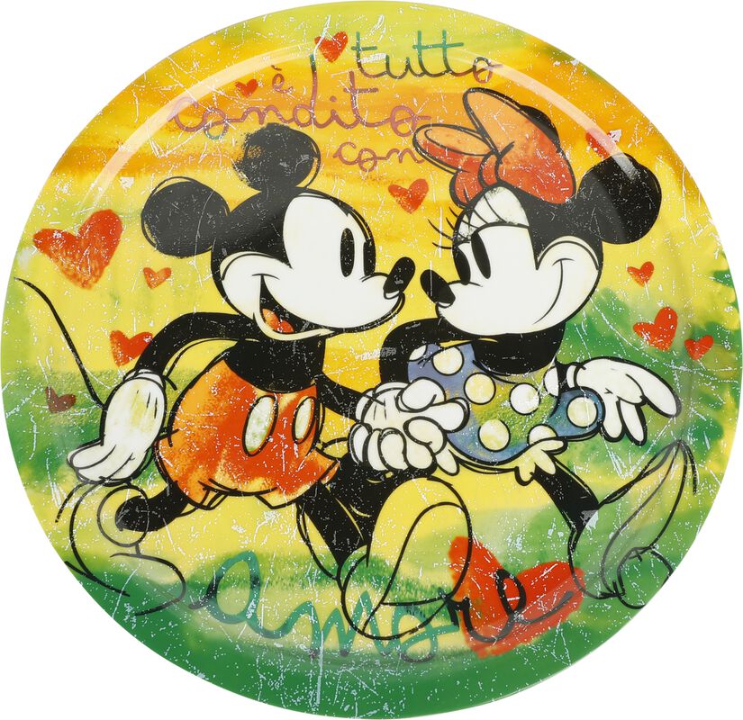 Sada talířů na pizzu Mickey & Minnie