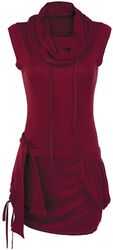 Šaty s vysokým límcem, RED by EMP, Krátké šaty