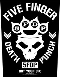 Got your six, Five Finger Death Punch, Nášivka na záda
