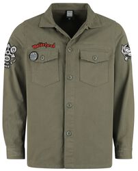 Motörhead Military Shirt - Shacket, Motörhead, Dlouhý rukáv