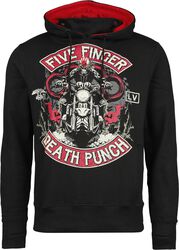 Biker Badge, Five Finger Death Punch, Mikina s kapucí