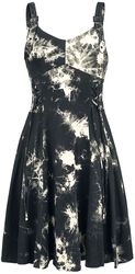 Batikové šaty Malin, Chemical Black, Krátké šaty