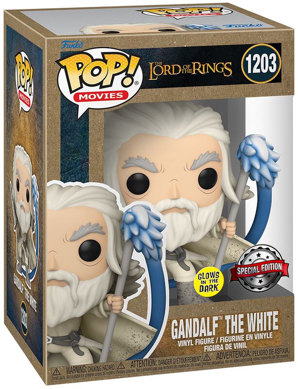 Vinylová figurka č. 1203 Gandalf the White (GITD)