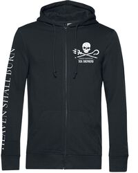 Sea Shepherd Cooperation - For The Oceans, Heaven Shall Burn, Mikina s kapucí na zip