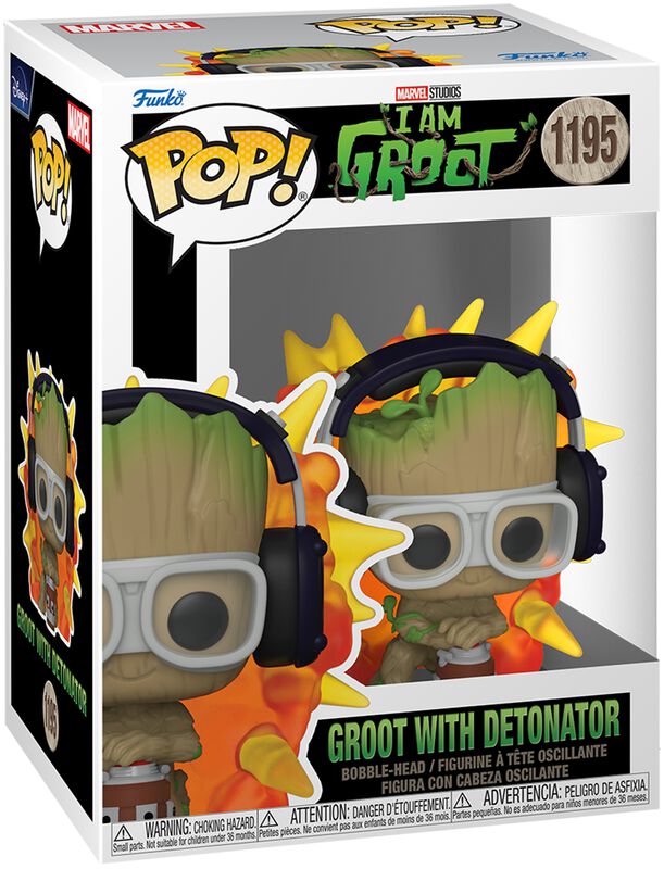 Vinylová figurka č.1195 I am Groot - Groot with detonator
