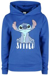 Stitch - Sit, Lilo & Stitch, Mikina s kapucí
