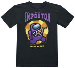 Kids - Purple Imposter, Among Us, Tričko