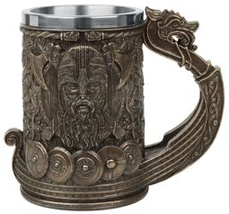 Bronze Drakkar Viking, Nemesis Now, Pivní džbán