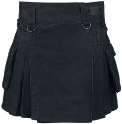 Kilt, Black Premium by EMP, Krátká sukně