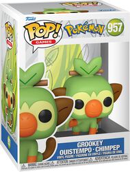 Vinylová figurka č.957 Grookey - Ouistempo - Chimpep, Pokémon, Funko Pop!