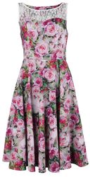 Lola Floral Swing Dress, H&R London, Středně dlouhé šaty