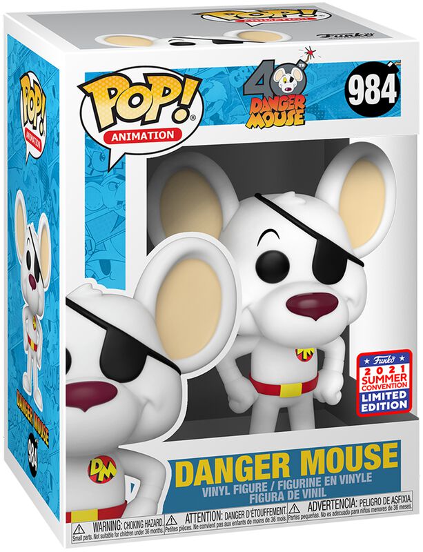 Vinylová figurka č. 984 SDCC 2021 - Danger Mouse (Funko Shop Europe)