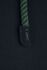 Černě/zelená mikina s kapucí a raglanovými rukávy