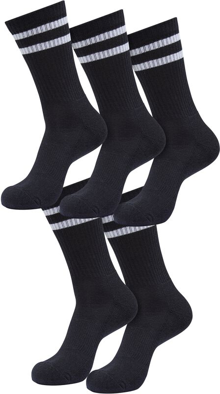 Double Stripe Socks 5-Pack