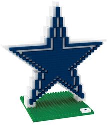 Dallas Cowboys - 3D BRXLZ - Logo, NFL, Hračka