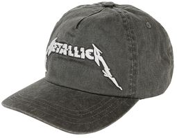 Glitch Logo - Washed Dad Cap, Metallica, Kšiltovka