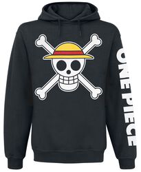 One Piece - Skull, One Piece, Mikina s kapucí