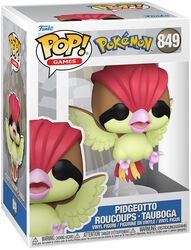 Vinylová figurka č.849 Pidgeotto - Roucoups - Tauboga, Pokémon, Funko Pop!