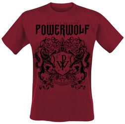 Logo (red), Powerwolf, Tričko
