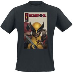 3 - Deadpool Kisses to Wolverine, Deadpool, Tričko