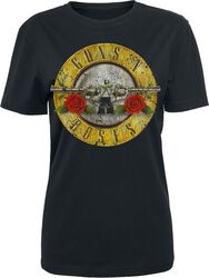 Bullet Logo Distressed, Guns N' Roses, Tričko