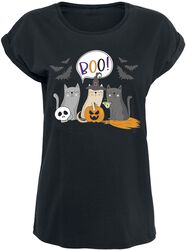 Halloween Cats - Boo!, Slogans, Tričko