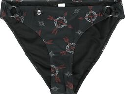 Bikinové kalhotky s keltskými potisky, Black Premium by EMP, Spodní díl bikin