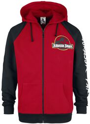 Classic Logo, Jurassic Park, Mikina s kapucí na zip