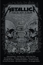 Black Album Poster, Metallica, Plakáty