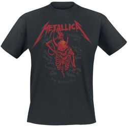 Skull Screaming Red 72 Seasons, Metallica, Tričko