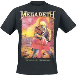 Peace Sell Setlist Vintage, Megadeth, Tričko