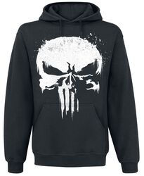 Sprayed Skull Logo, The Punisher, Mikina s kapucí