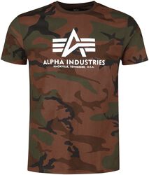 Kamufláž tričko BASIC, Alpha Industries, Tričko