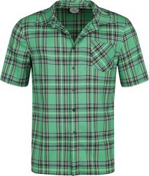 Zelená košile, H&R London, Košile s krátkým rukávem