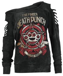 Logo Star, Five Finger Death Punch, Mikinové tričko