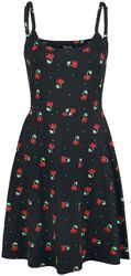 Šaty s třešněmi Sweet Cherry, Pussy Deluxe, Středně dlouhé šaty