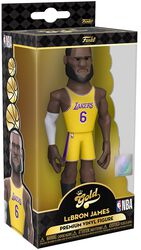 Vinylová figurka Los Angeles Lakers - Lebron James Gold Premium (s možností chase)