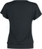 Ležérní černé tričko Sport and Yoga s detailním potiskem