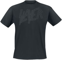 Black On Black Logo, Slayer, Tričko